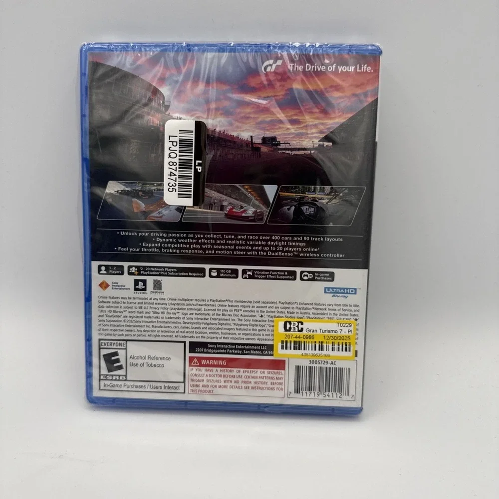 New Gran Turismo 7 (Sony PlayStation 5 PS5, 2022)